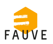 Logo du Café Fauve en jaune et noir
